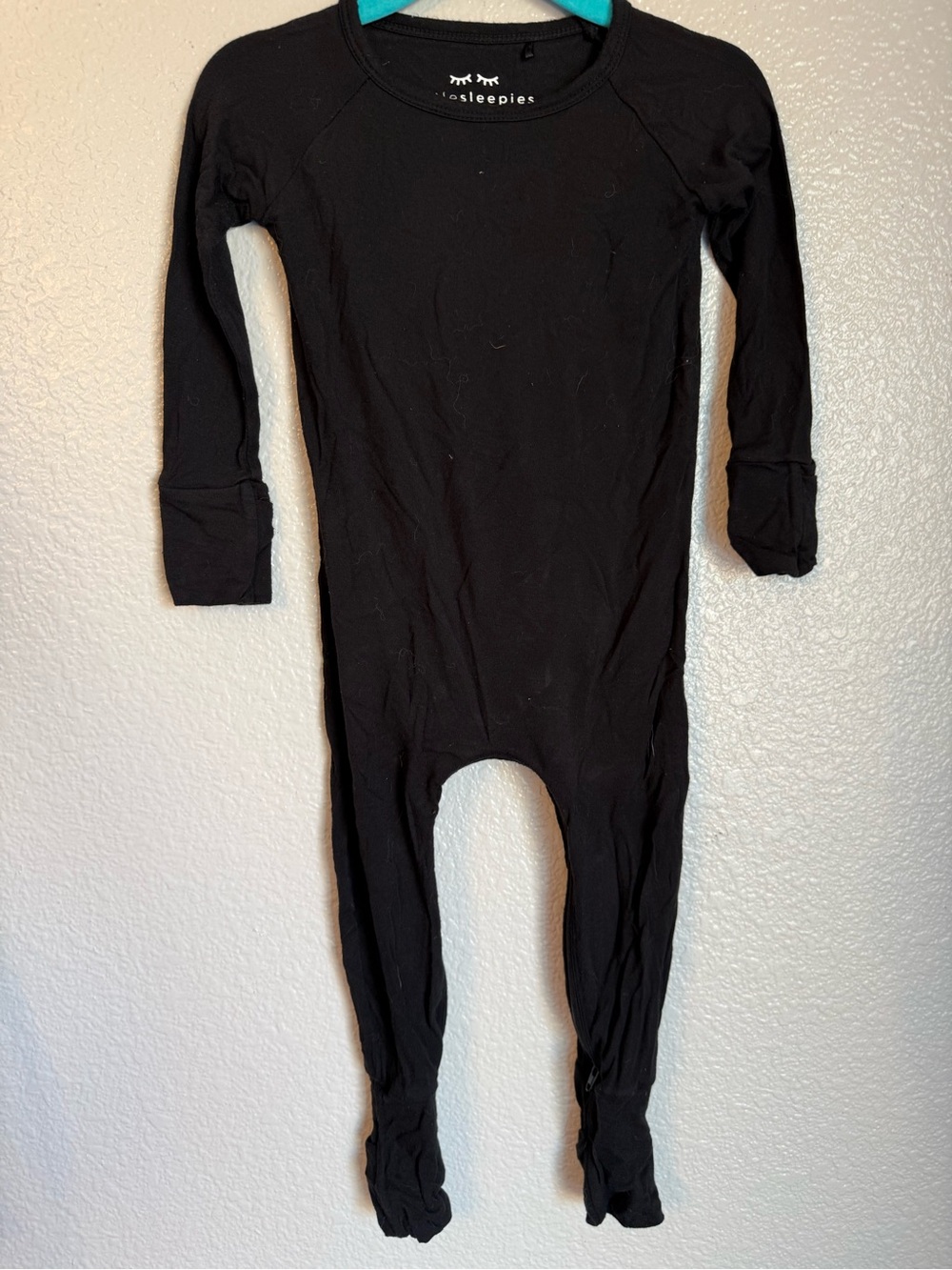 Little Sleepies Black Footed One-Piece Pajama